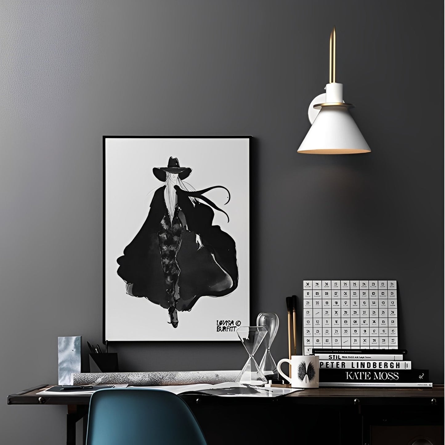 Nikol – Applique murale en corne macaron
