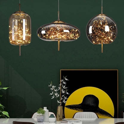 Rio – Suspension en verre moderne