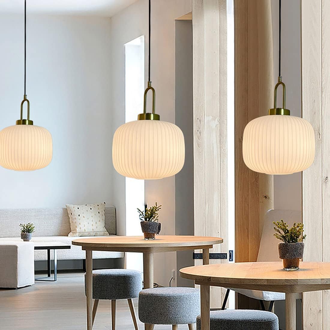 Katie – Lampe suspendue en verre