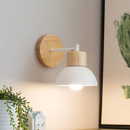 Oiseau – Applique murale en bois simple en forme de demi-cercle