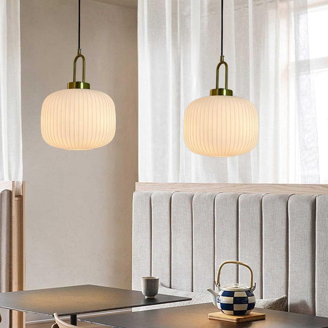 Katie – Lampe suspendue en verre
