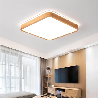 Paulo – Plafonnier LED en bois
