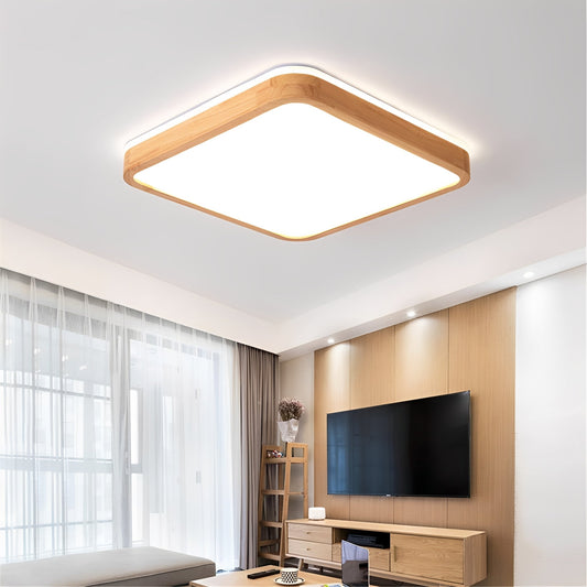 Paulo – Plafonnier LED en bois