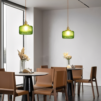 Miriam – Lustre créatif en laiton et verre