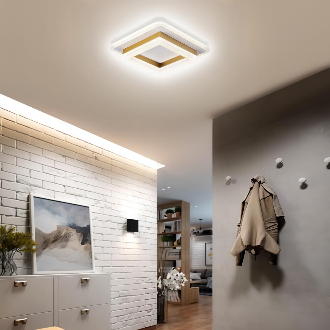 Kim – Lampe de Plafond LED Élégante