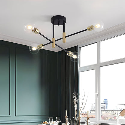 Ira – Lampe de Plafond en Fer Forgé Personnalisée