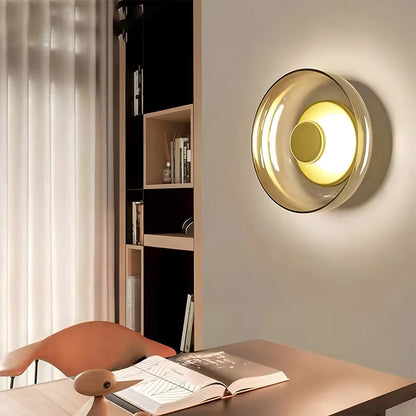Fred – Lampe Murale en Verre Industrielle