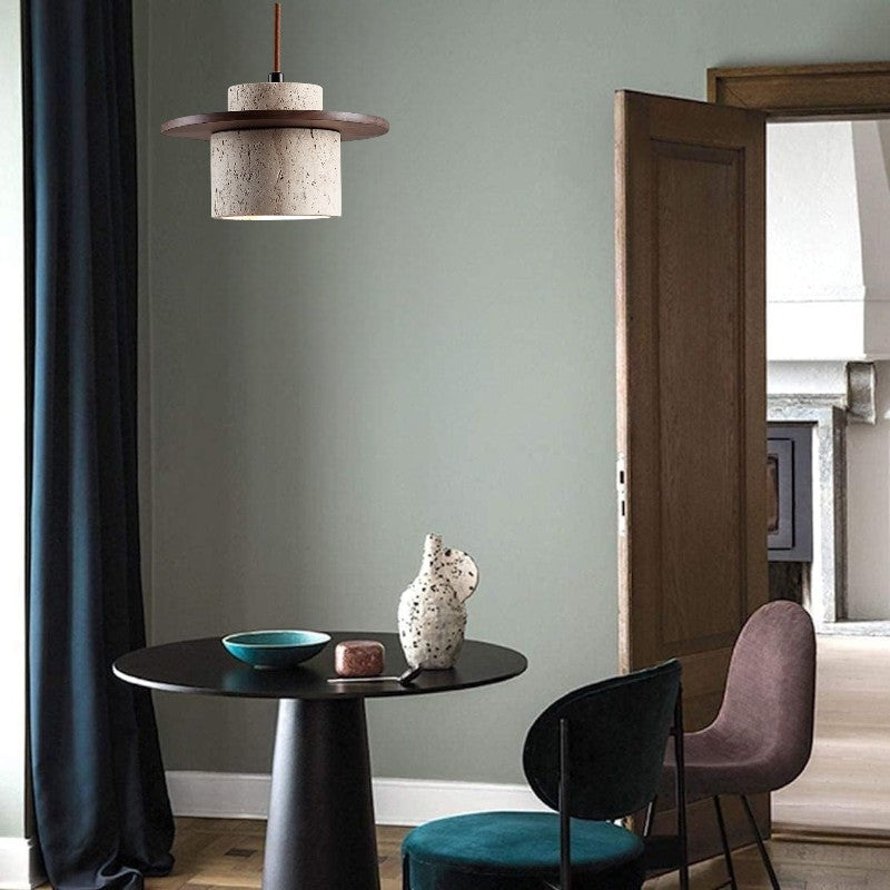 Noemi – Lampe de table rétro en pierre