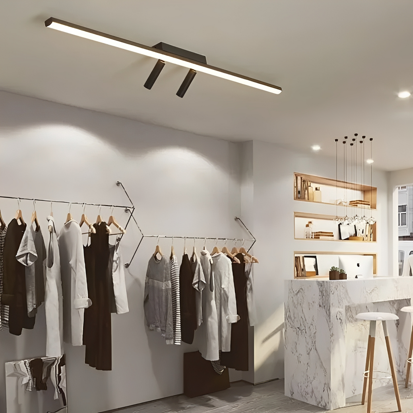 Haney – Lampe de plafond LED linéaire