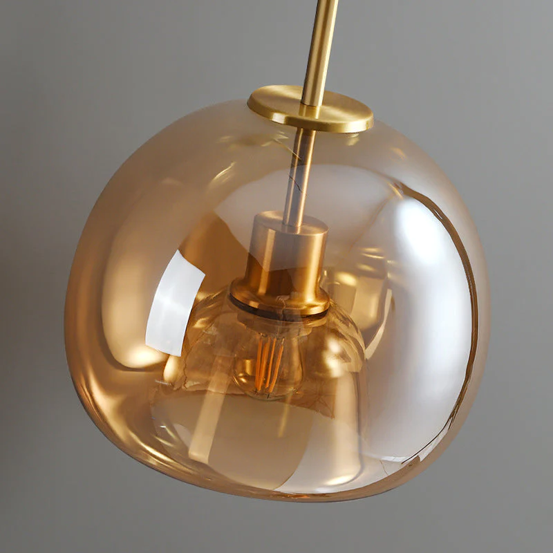 Max – Lampe suspendue en verre rond