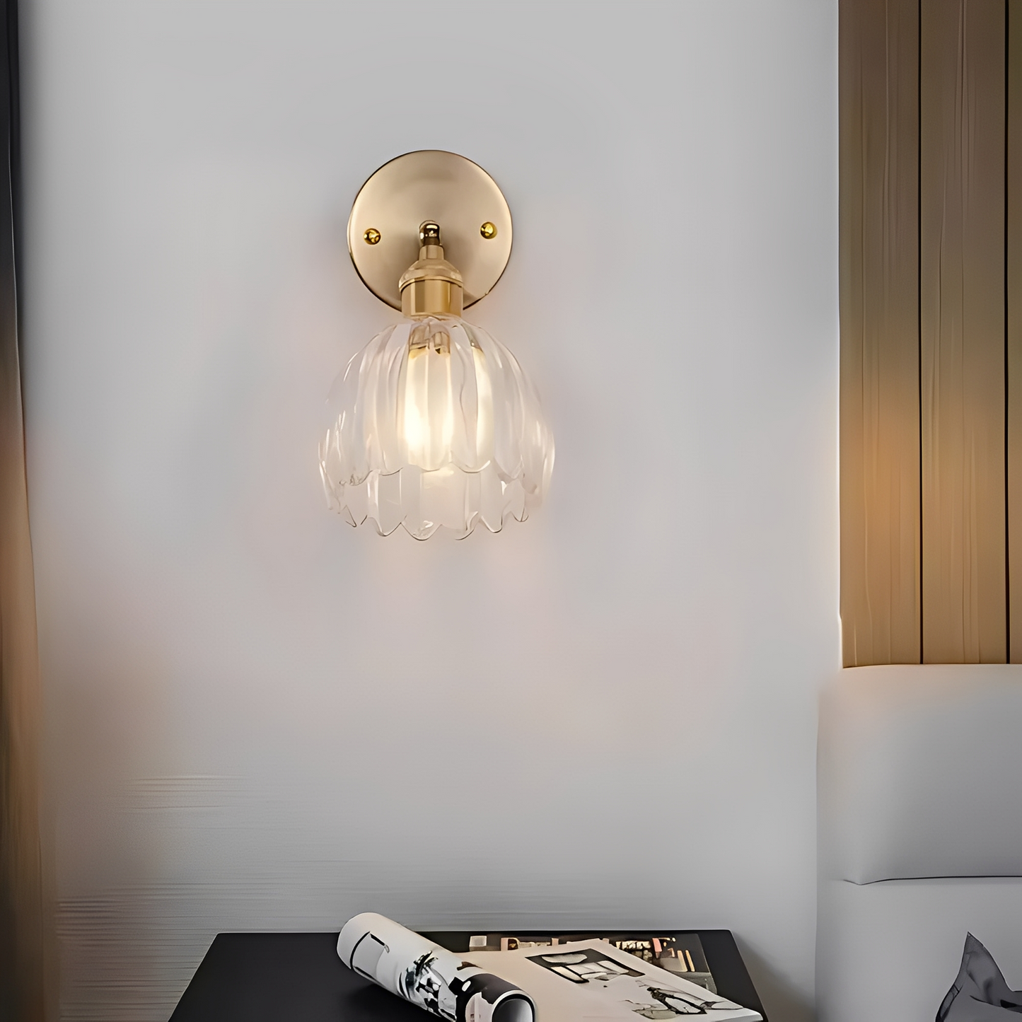 Gela – Lampe Suspendue en Verre Nordique