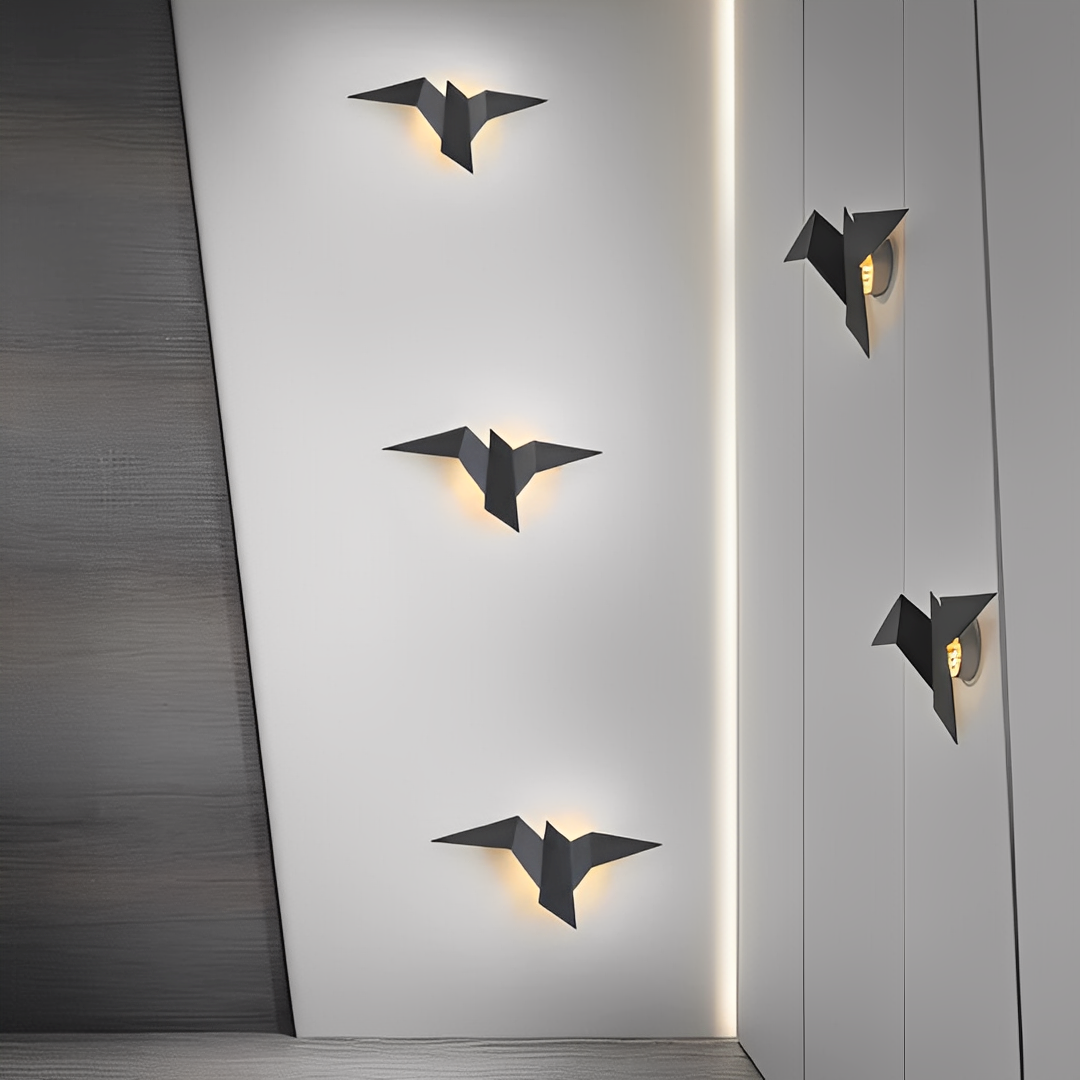 Aves – Applique murale LED décorative en forme d'oiseau