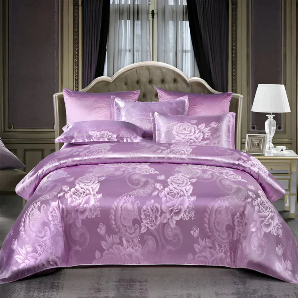 Sanya – Housse de couette en satin élégante