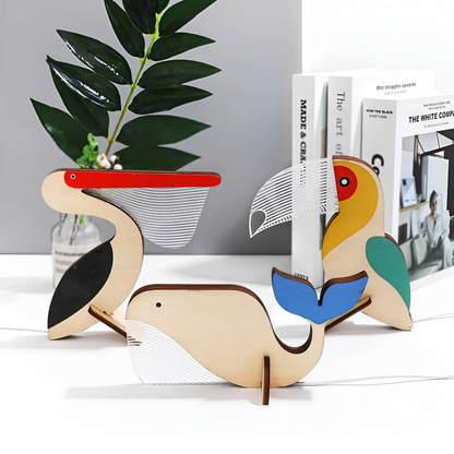 Telyx – Lampe de table en bois LED