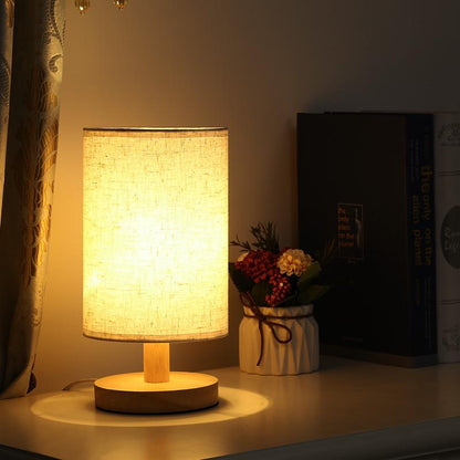 Lunora – Lampe de chevet en bois massif