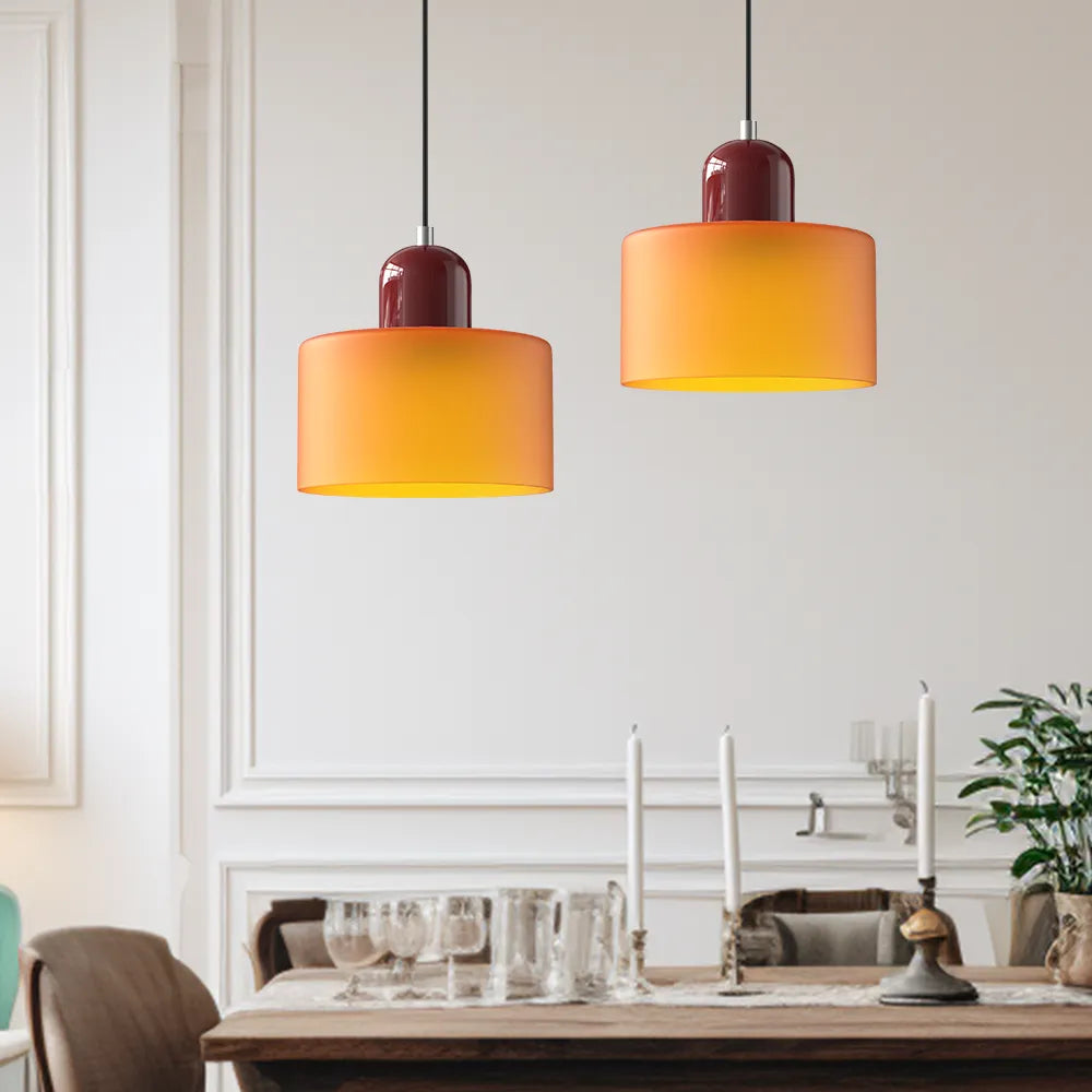 Elin – Lampe pendante en verre ronde