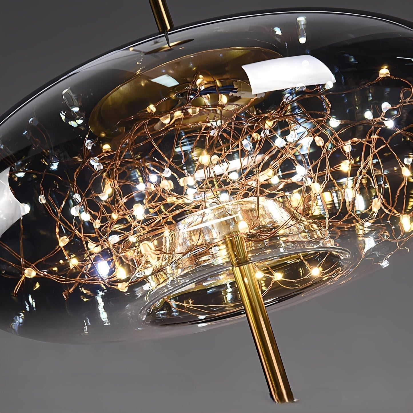 Rio – Suspension en verre moderne