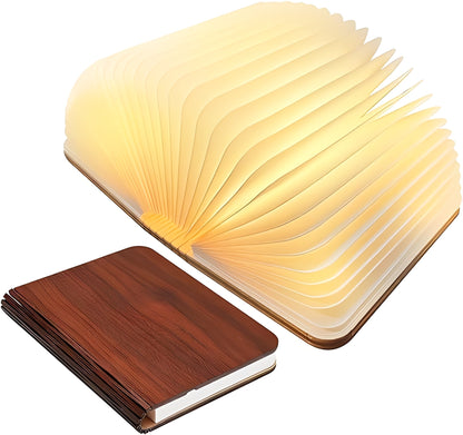 Levin – Lampe de nuit LED pliable en similicuir
