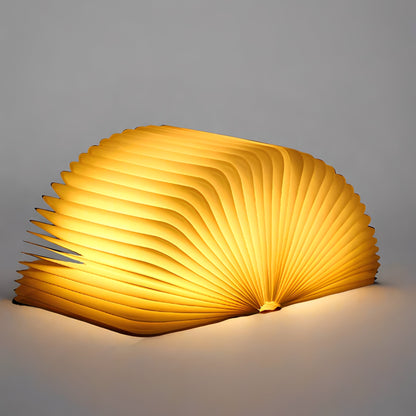 Levin – Lampe de nuit LED pliable en similicuir
