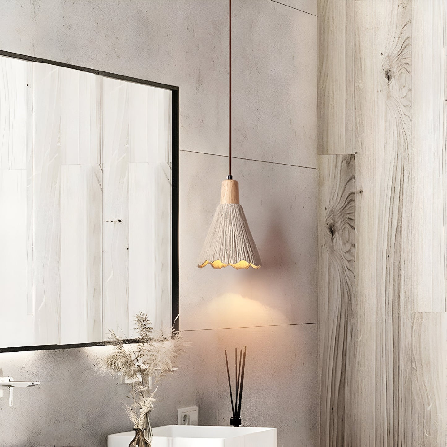 Valen – Suspension Moderne en Ciment