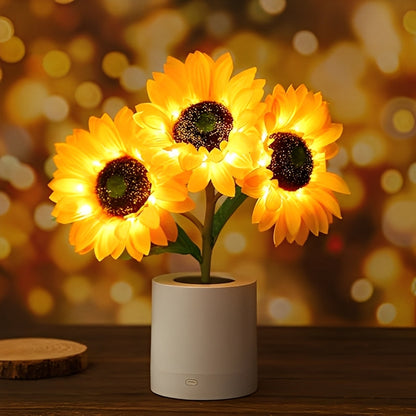 Solina – Veilleuse LED tournesol rechargeable