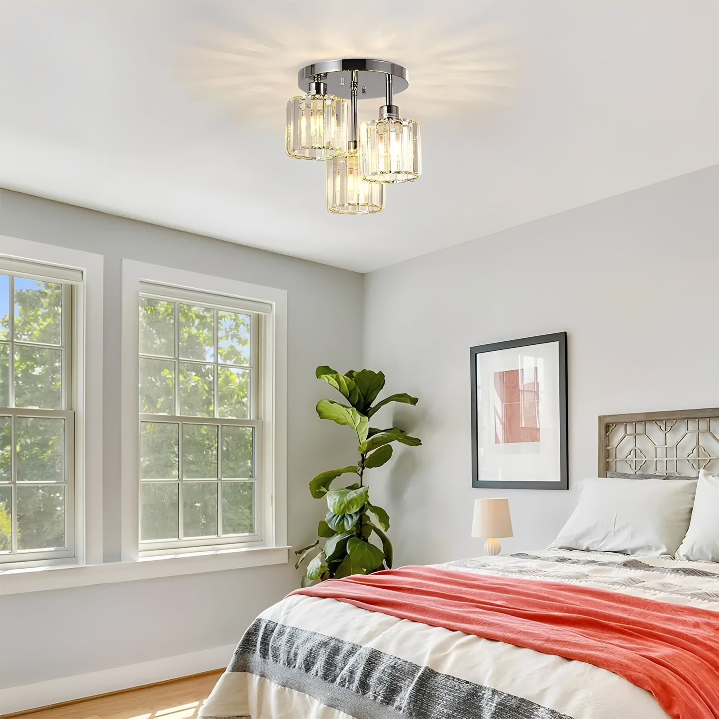 Emma – Moderne Plafonnier en Cristal