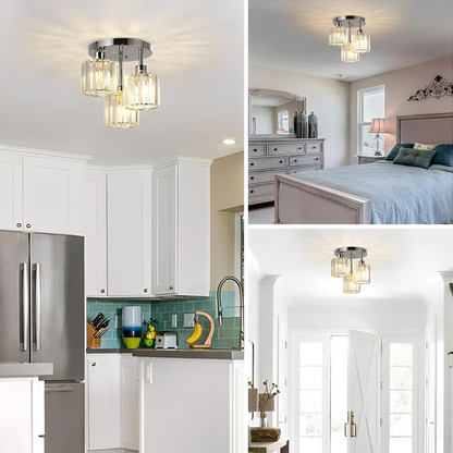 Emma – Moderne Plafonnier en Cristal