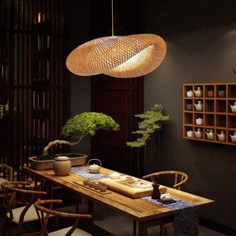 Satori – Lampe de plafond en bambou