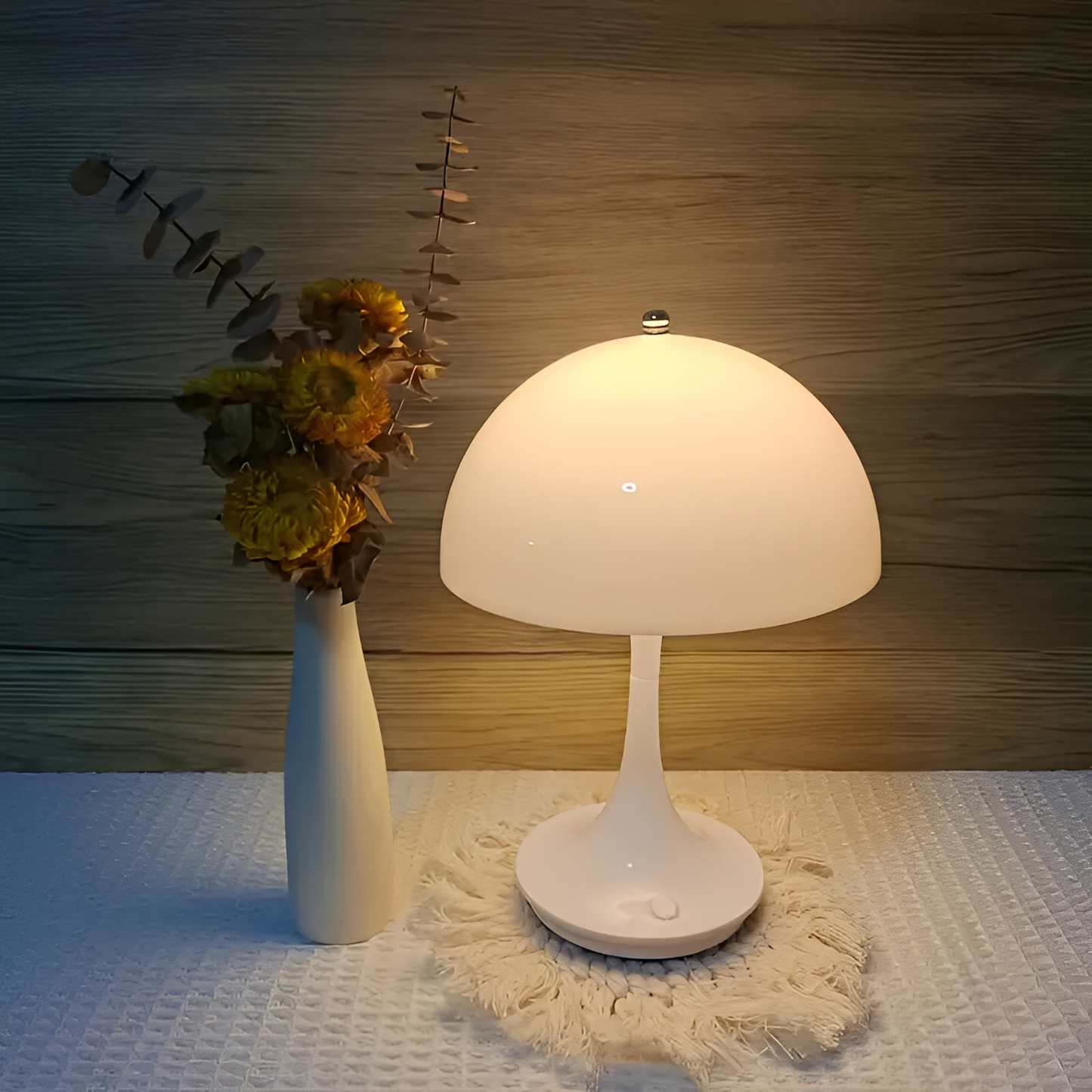 Mimi – Lampe de table champignon rechargeable avec fonction tactile
