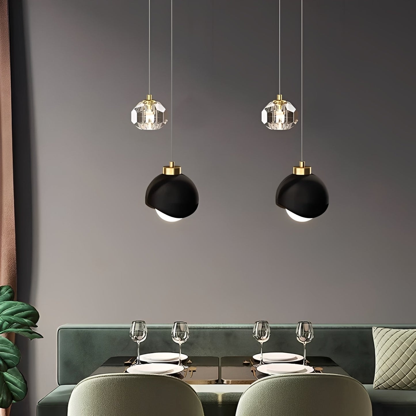 Laylah – Suspension Cristal Moderne