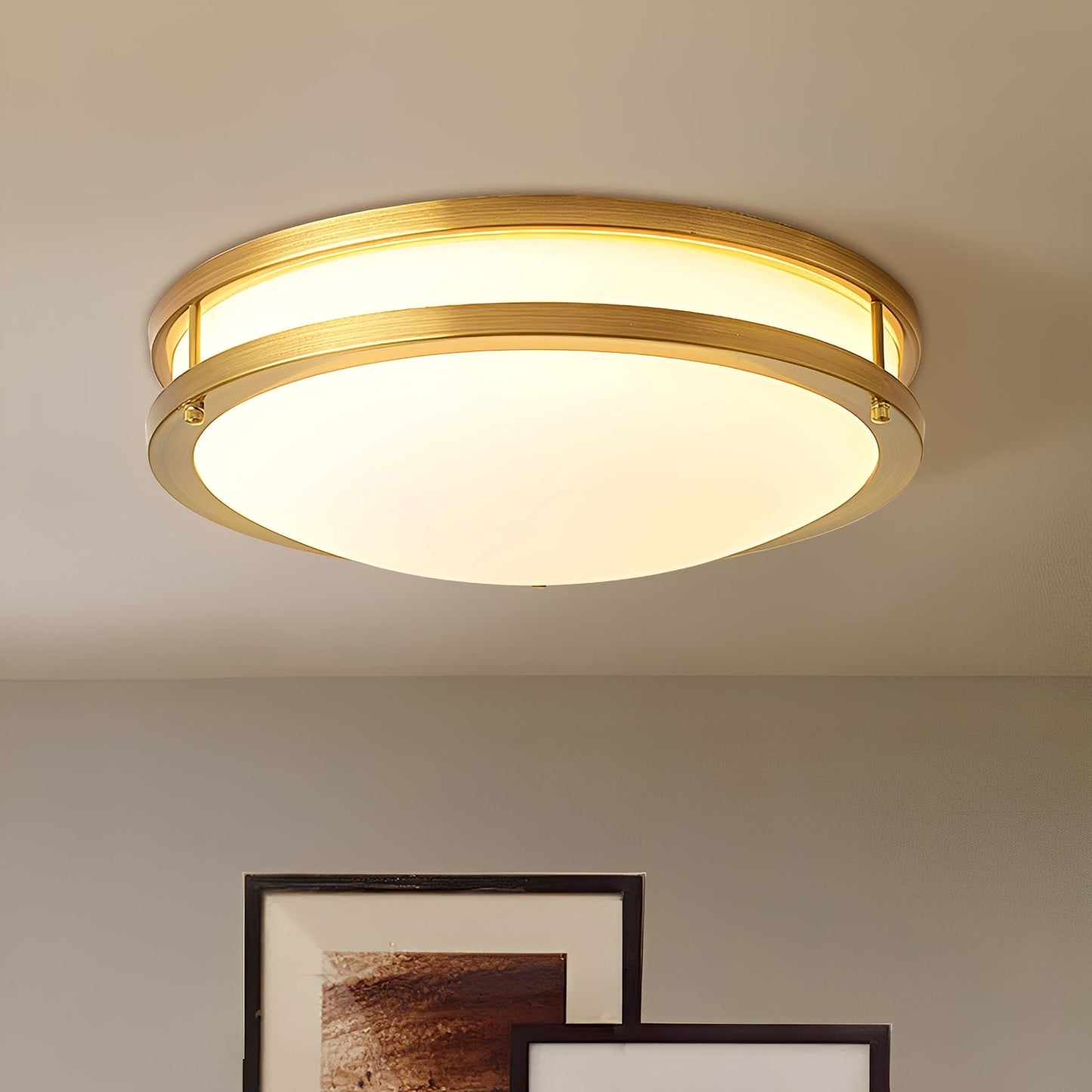 Jamin – Plafonnier simple en cuivre massif