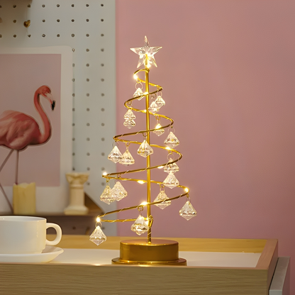 Yamira – Guirlande lumineuse LED arbre de Noël en cristal