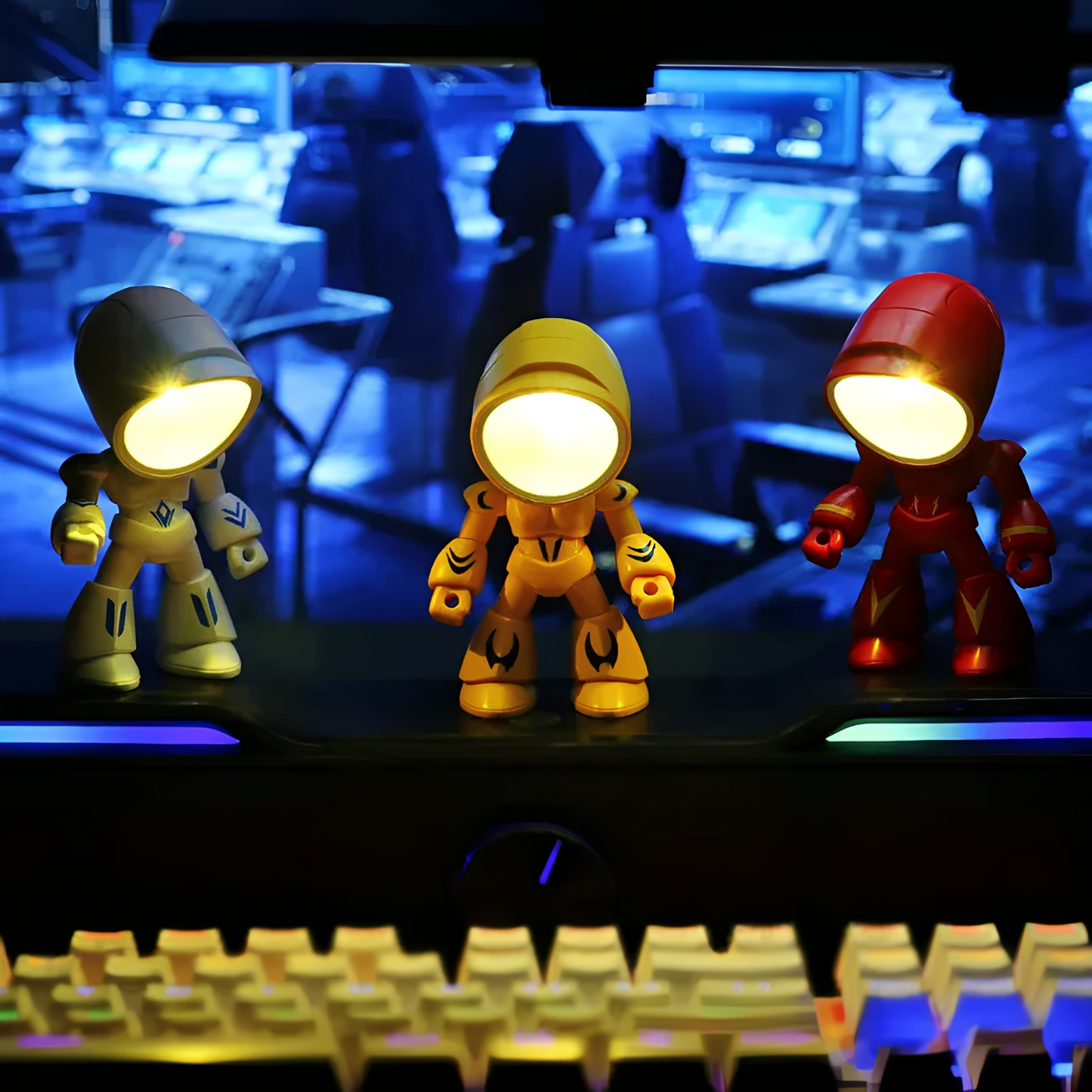 Nero – Mini LED Lampe de Chevet Robot