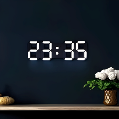 Lumino – Horloge murale design LED lumineuse