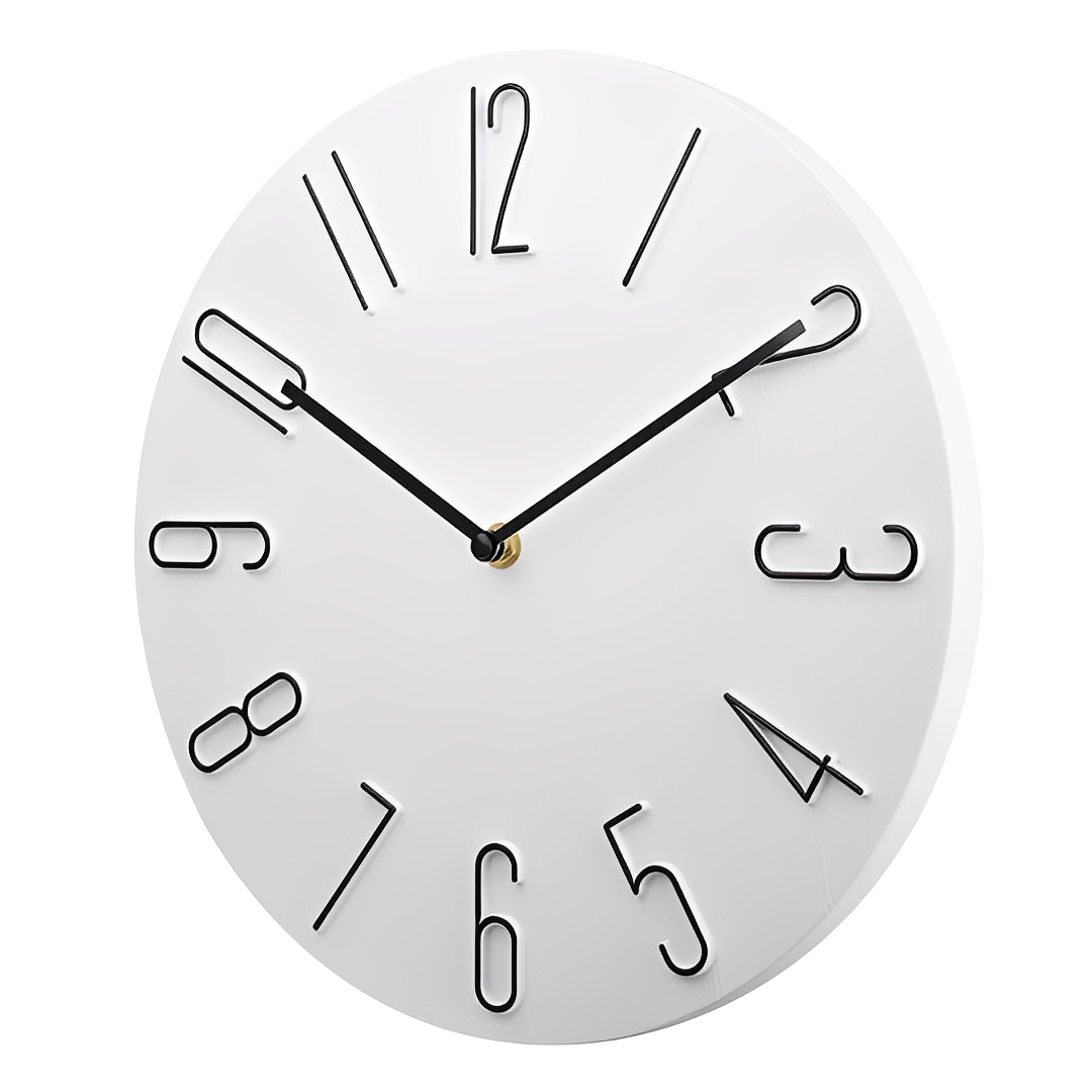 Norda – Moderne silencieuse horloge murale quartz