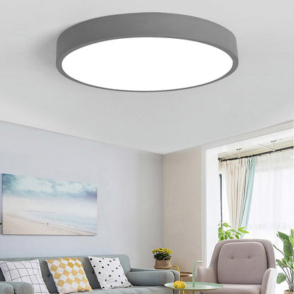 ÉclatÉly – Plafonnier rond en rose et gris pour intérieur tendance