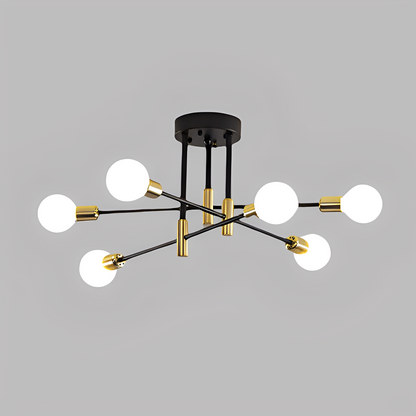Ira – Lampe de Plafond en Fer Forgé Personnalisée