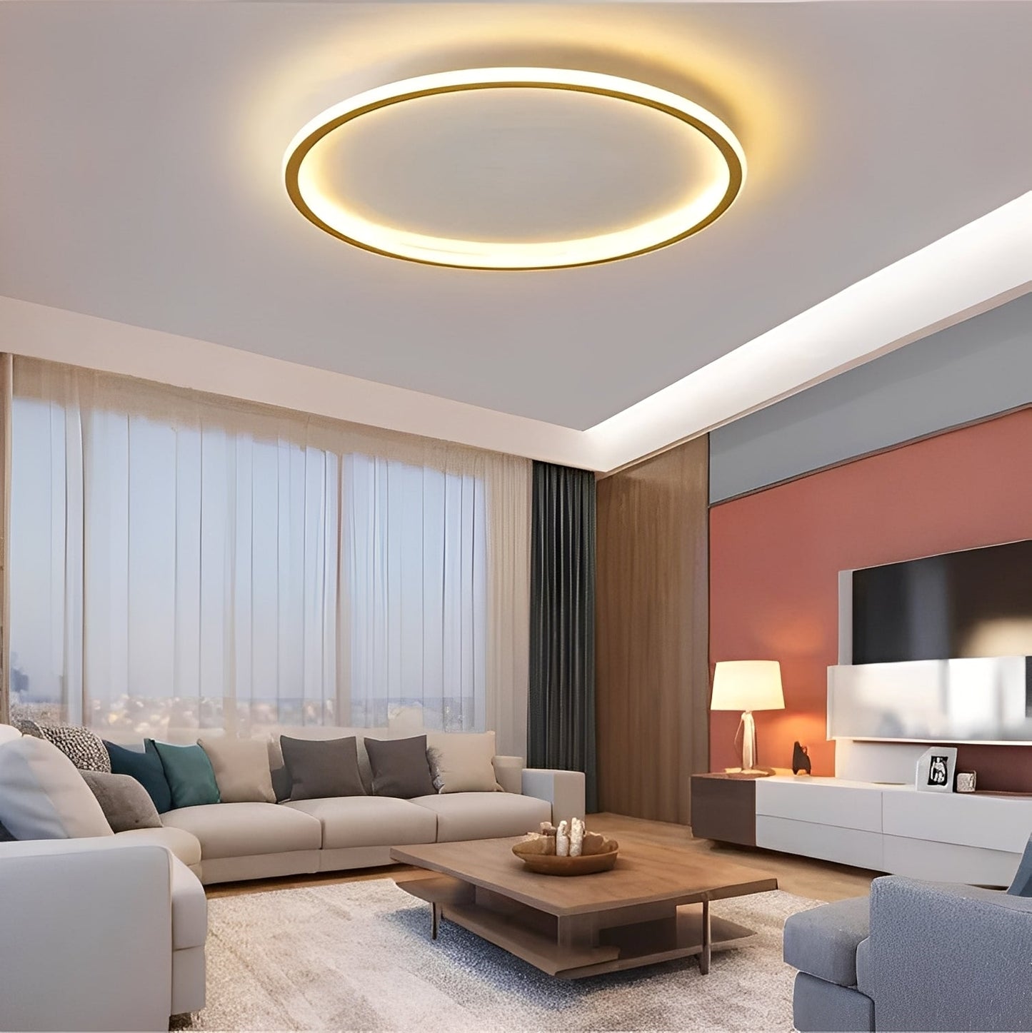 Yeri – Lampe de plafond LED simple et élégante