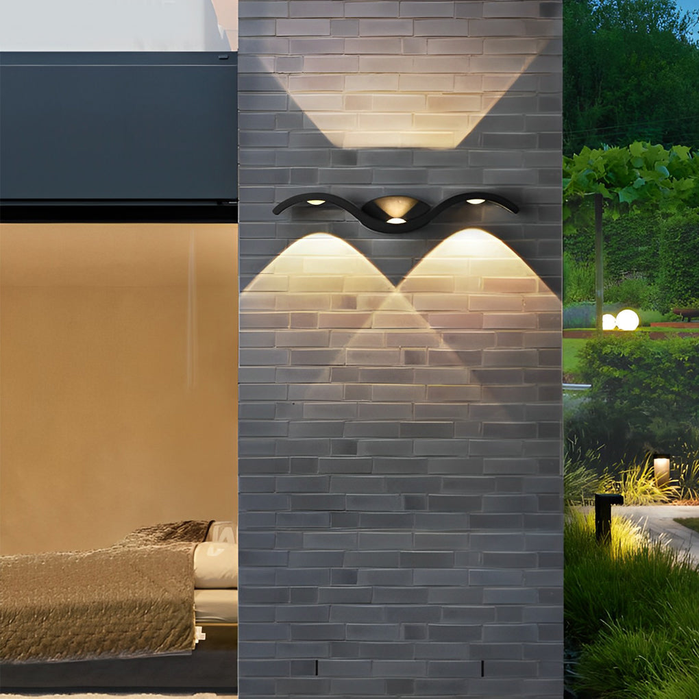 Emiko – Simple lampe murale LED extérieure