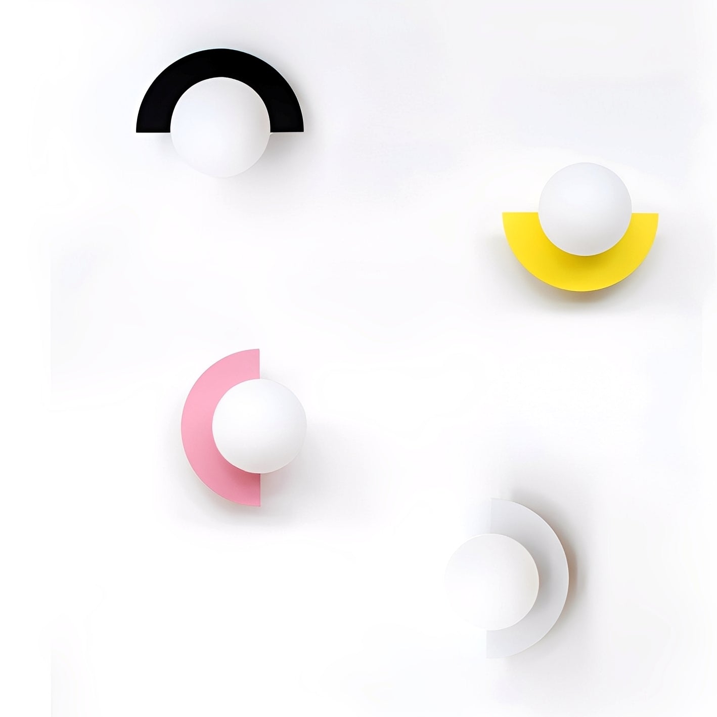 Lia – Lampe murale colorée pour murs d'accent