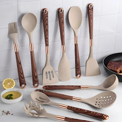 Leona – Set d'ustensiles de cuisine en silicone