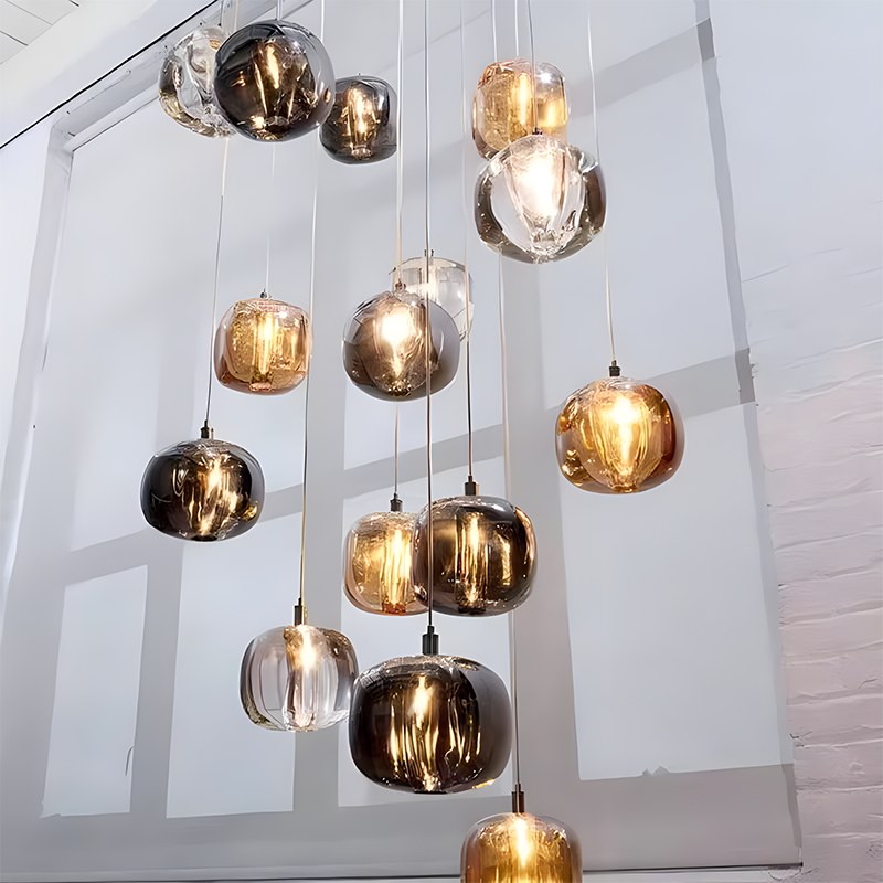 Akira – Suspension designer en cristal postmoderne