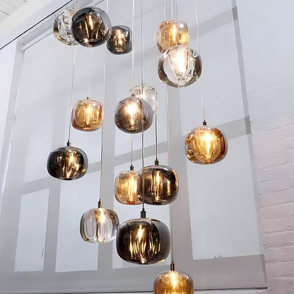 Akira – Suspension designer en cristal postmoderne