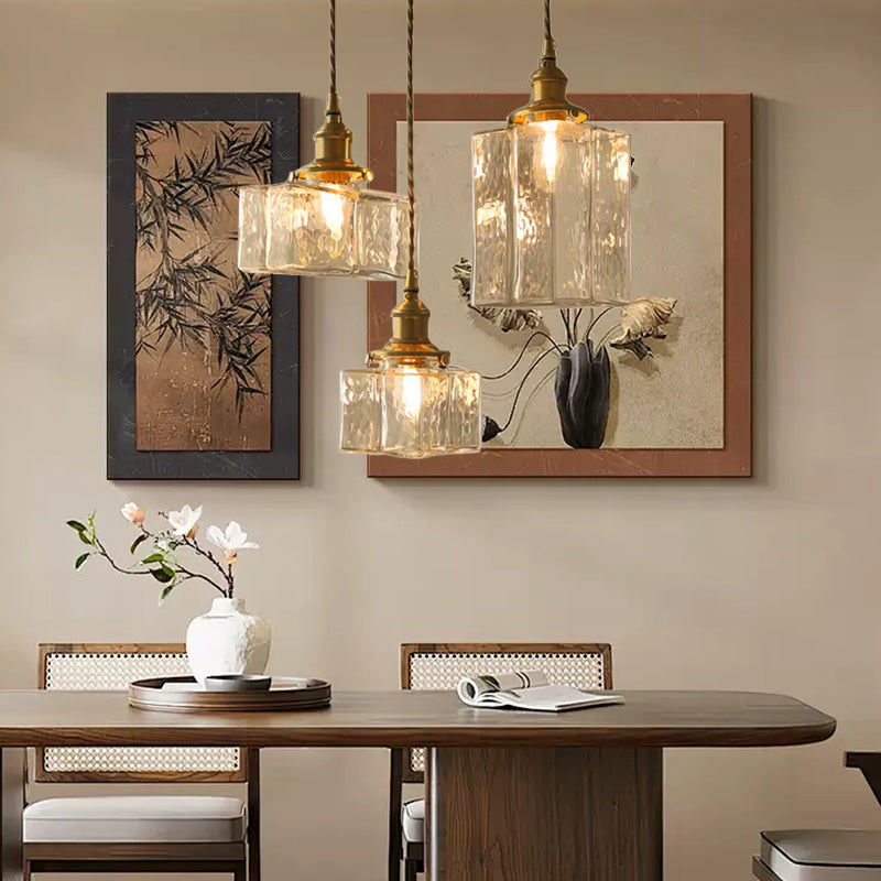 Kian – Lampe Suspendue en Verre Élégante