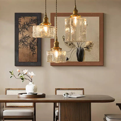 Kian – Lampe Suspendue en Verre Élégante