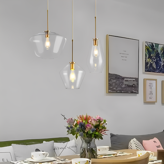Jenela – Suspension en Verre Minimaliste Nordique