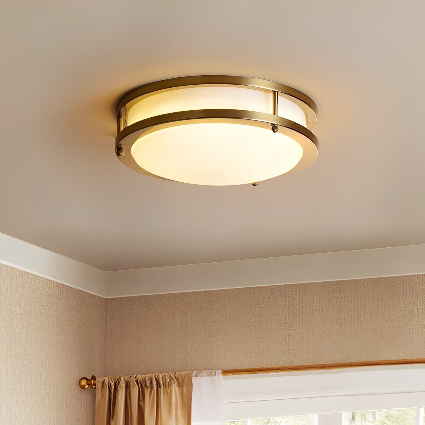 Jamin – Plafonnier simple en cuivre massif