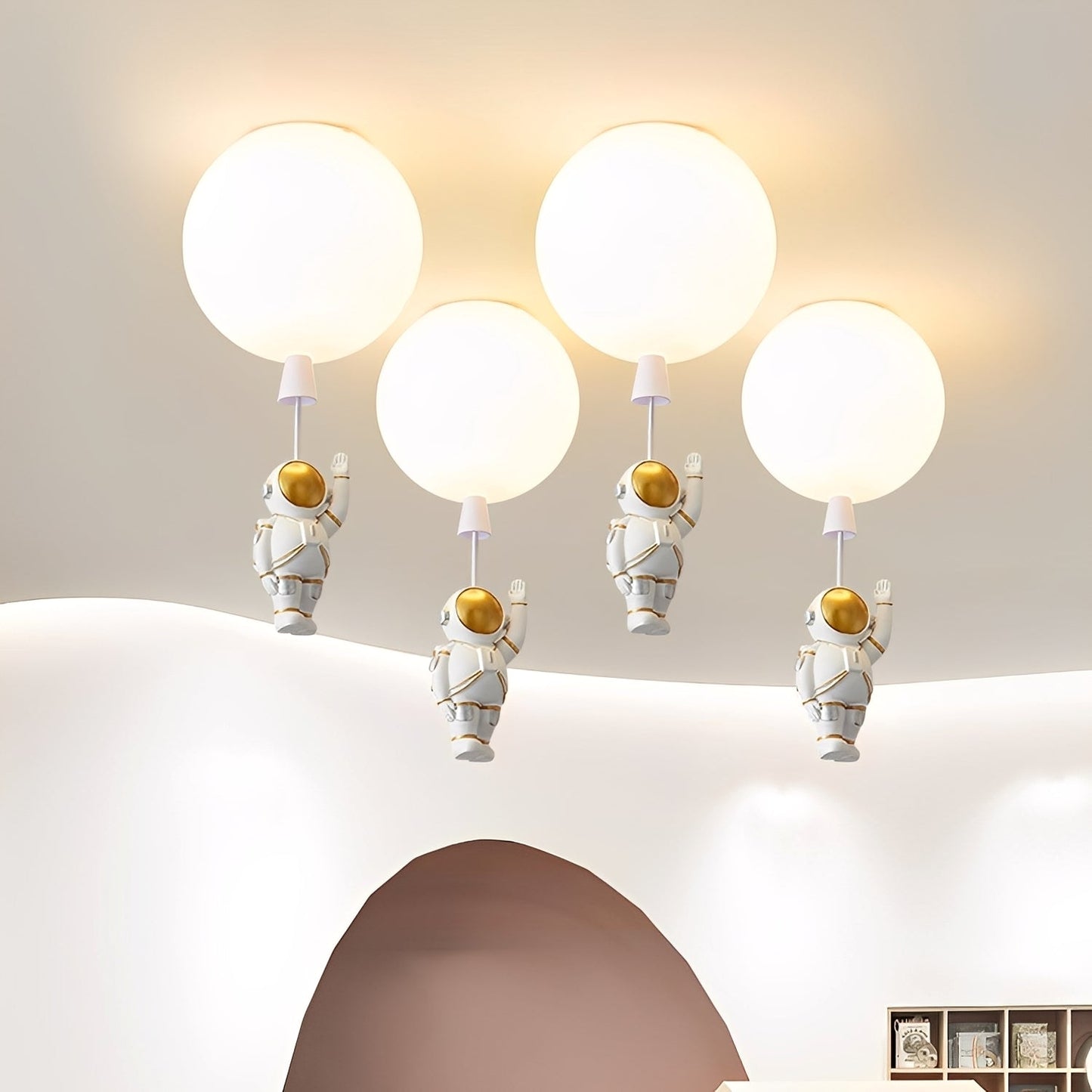 Lina – Lampe de Plafond Nordique pour Chambre d'Enfant