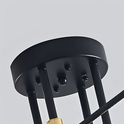 Orvian – Lampe de plafond en fer forgé personnalisée