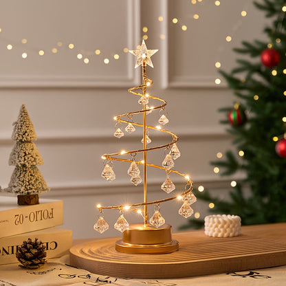 Carl – Lampe LED arbre de cristal